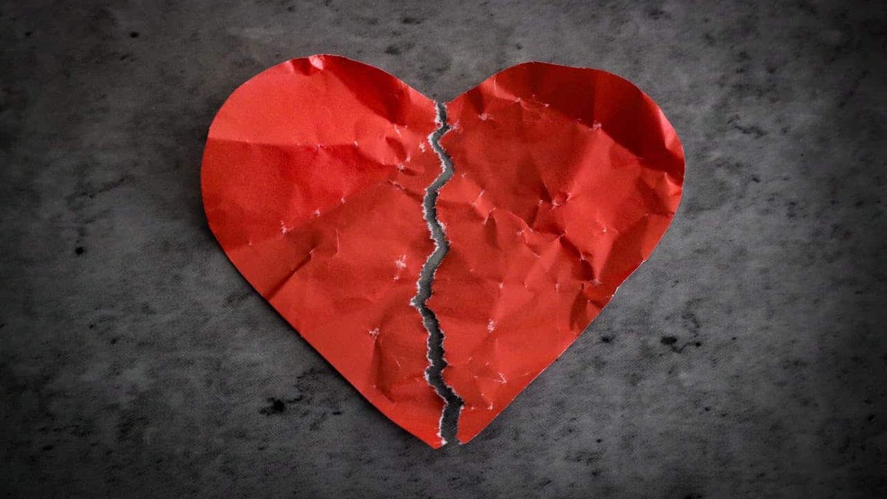 non mi ama più, cuore infranto